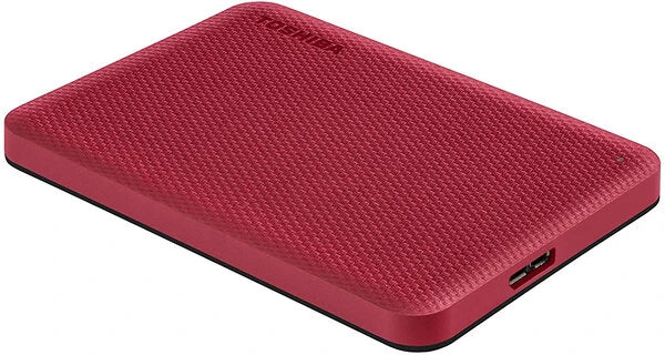 DD EXTERNO 2TB TOSHIBA CANVIO ADVANCE V10 2.5//USB 3.2//ROJO//VELOCIDAD DE TRANSFERENCIA 5GB/S/WIN10/ MACOS V10.15 /V10.14 / V10.13
