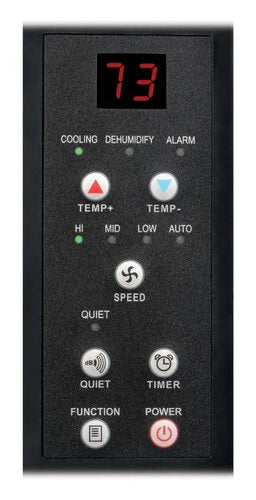 UNIDAD DE AIRE ACONDICIONADO PARA RACKS DE SERVIDORES: 9,000 BTU (2.7 KW), 120 V, REFRIGERANTE R32, RACK DE 8U, COLOR NEGRO TRIPP-LITE SERIES