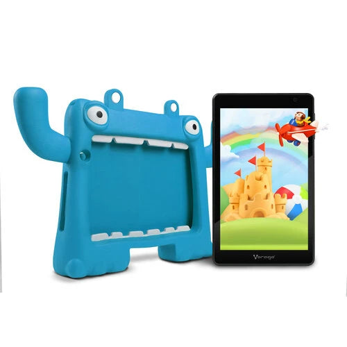 TABLET VORAGO PAD-8-KIDS 8 PULGADAS ANDROID 13 QUADCORE 4GB 64GB IPS 2MP 5MP WIFI BT GMS FUNDA AZUL