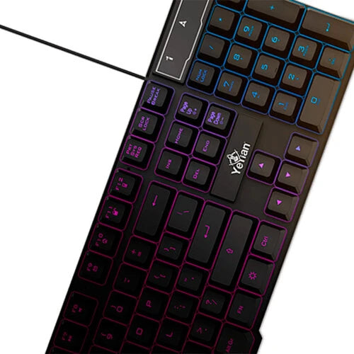 Yeyian Teclado, Raton, Auricular, Mousepad Combo Hydra Series 2000 - Modelo: YKH-20707