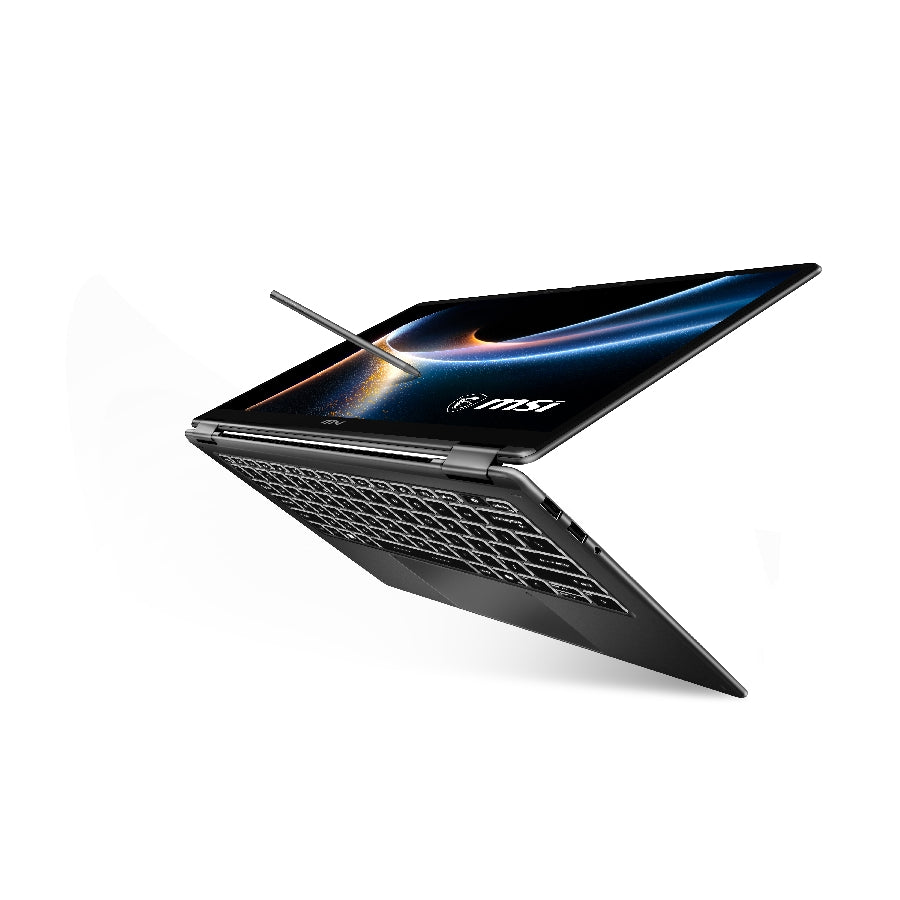 LAPTOP ULTRABOOK MSI PRESTIGE 14 FLIP AI+/ PANTALLA TOUCH 14 FHD / INTEL CORE ULTRA X7 358H HASTA 4.8GHZ / LPDDR5 32GB (NO UPGRADE) / 1TB SSD / WIN 11 PRO (COPILOT+ PC)