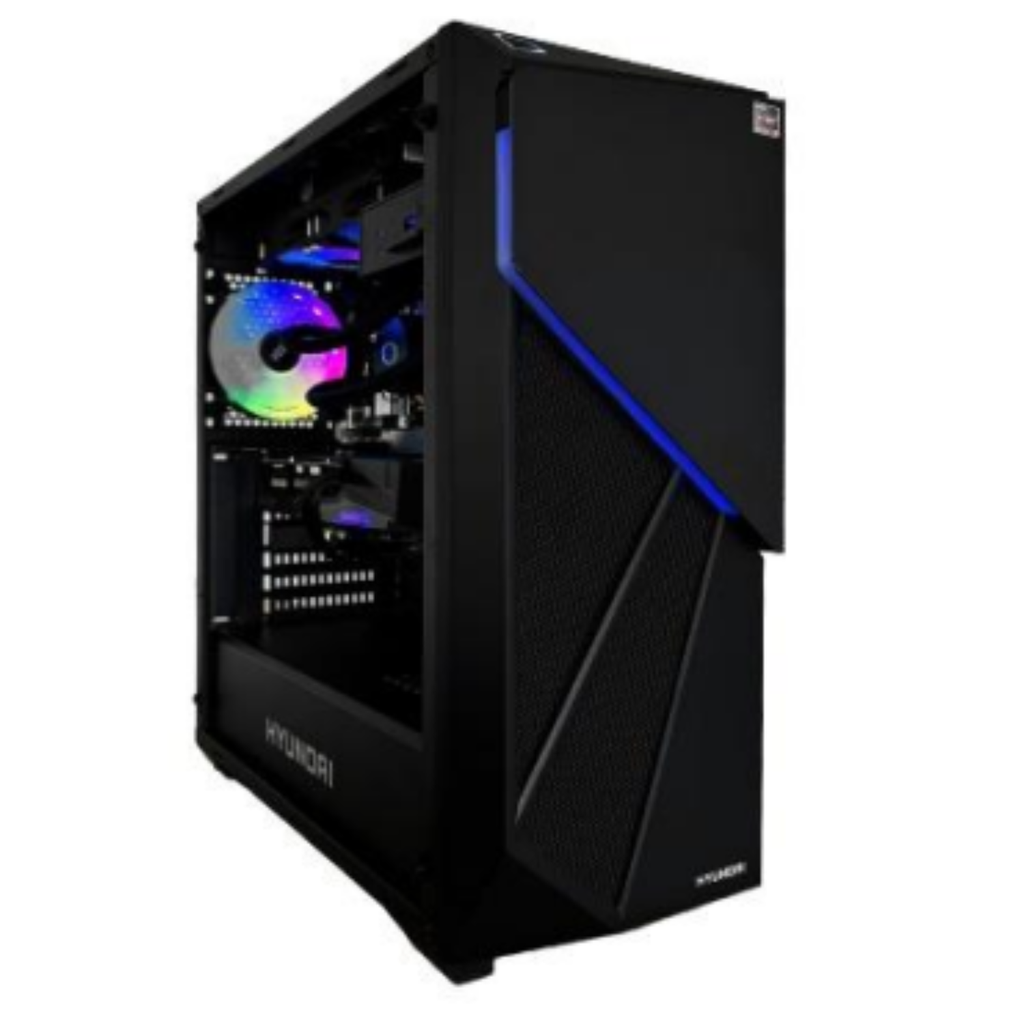 PC Gamer Hyundai Orcus R | AMD Ryzen 5 7600X | RX 7600 8GB | 32GB DDR5 | 1TB SSD NVMe | Enfriamiento Líquido | Wi-Fi | Win 11 Trial