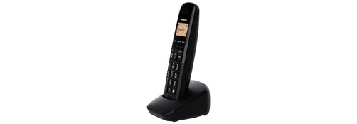 TELEFONO PANASONIC KX-TGB310MEB INALAMBRICO PANTALLA LCD COLOR AMBAR50 NUMEROS EN DIRECTORIO BLOQUE DE LLAMADAS NO DESEADAS VOLUMEN DE RECEPTOR LOCALIZADOR DE AURICULAR  (NEGRO)
