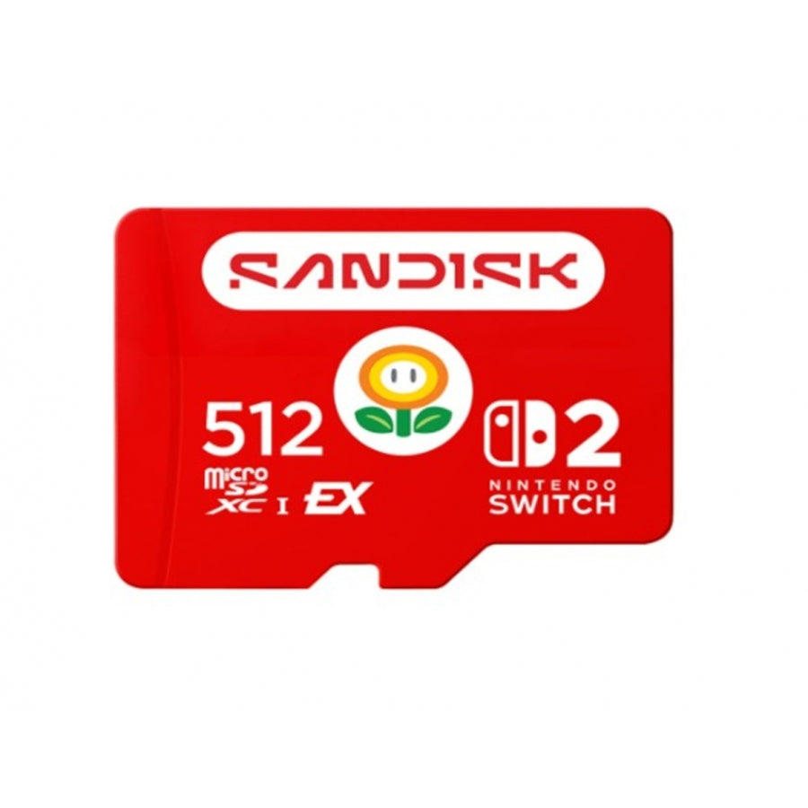 MEMORIA SANDISK MICRO SDXC 512GB NINTENDO SWITCH2 EXPRESS 880MB/S 4K U3 V30 SDSQXFN-512G-GR6ZN