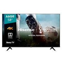 TELEVISION LED HISENSE 58 58A6GR ROKU TV, 4K UHD, DOLBY VISION HDR, HDR 10, DTS STUDIO SOUND, GOOGLE ASSISTANT /COMPATIBLE CON ALEXA